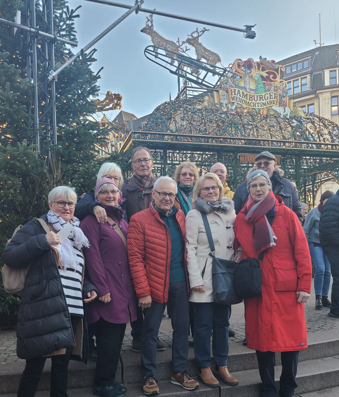 Auf dem Weihnachtsmarkt
