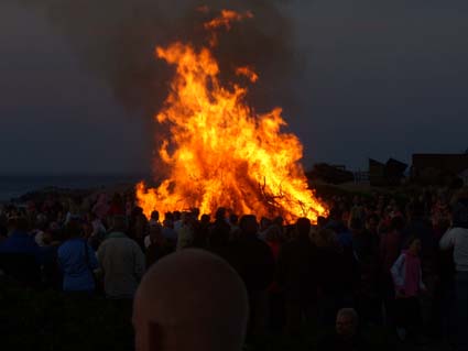 St. Hans Feuer in Gilleleje